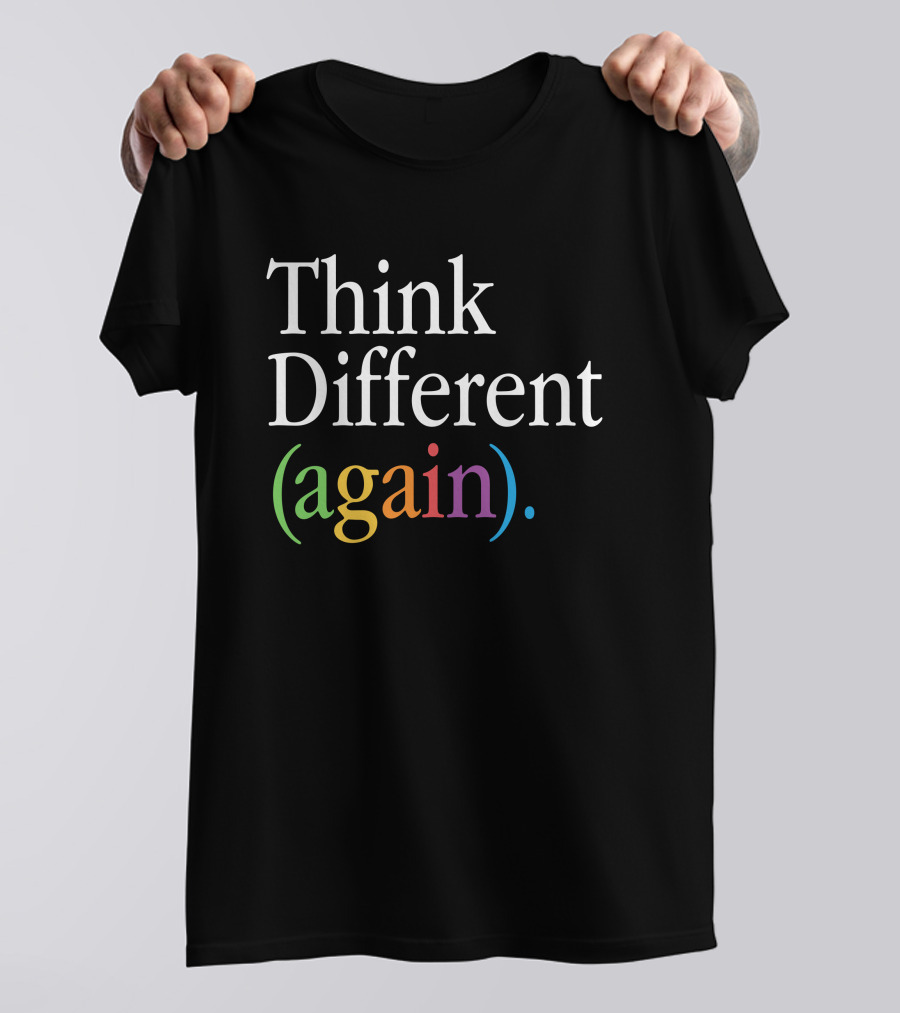 Think Different Again Throwboy Store MacRumors Giveaway T-Shirt