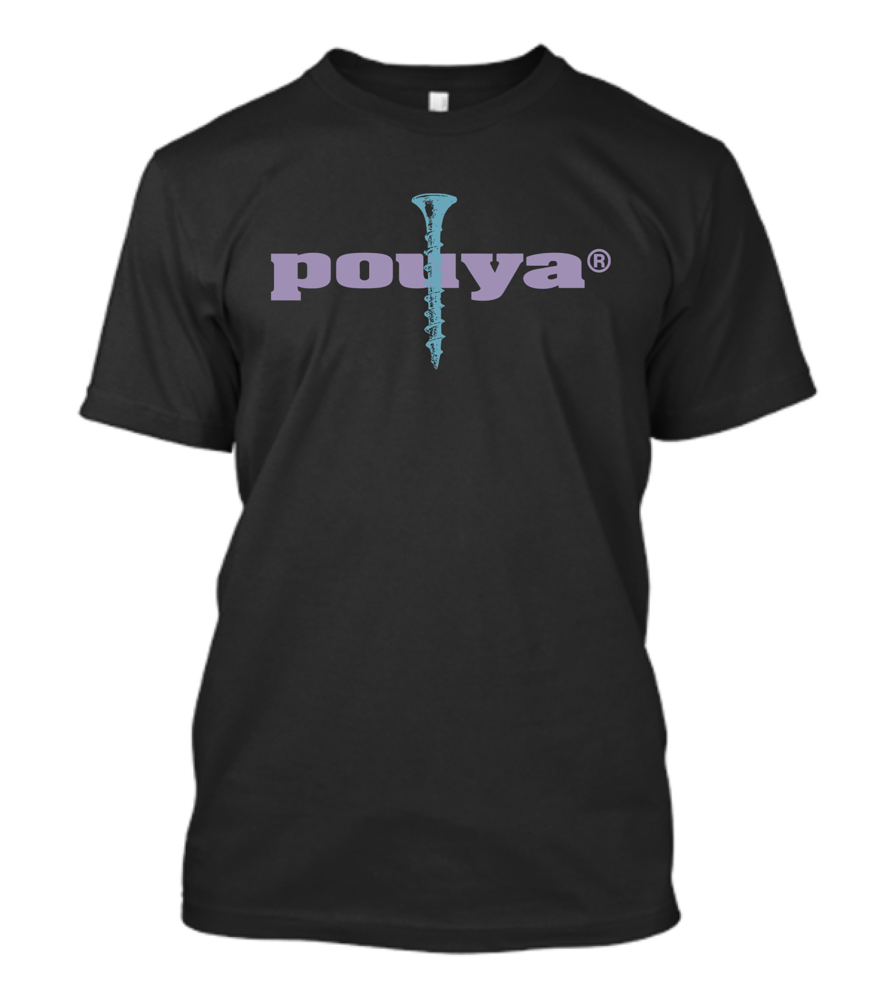 Pouya Screw Ya Merch With Blue Screw T-Shirt