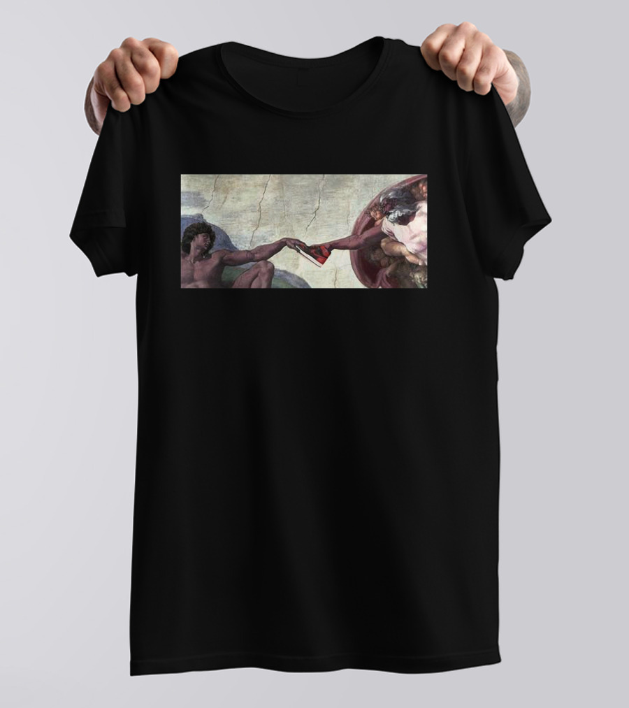 Sneaker Warz Merch Kiwiuh Bred Chapel Creation T-Shirt