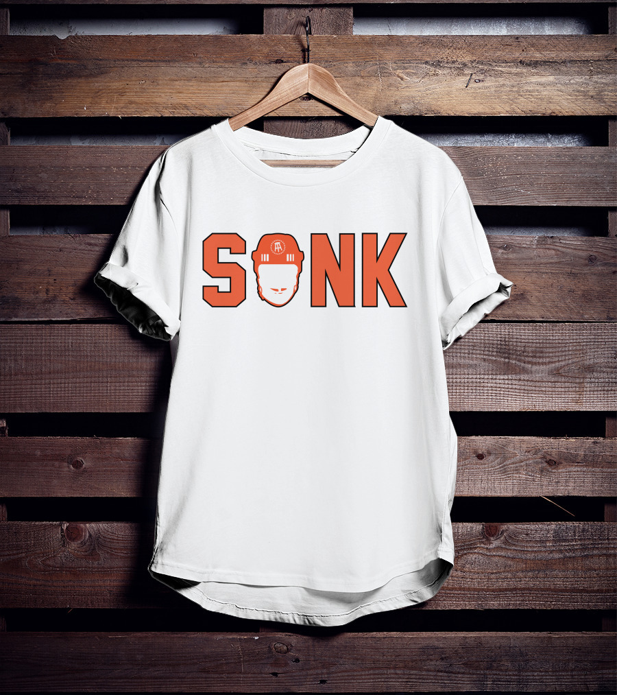 Spittin' Chiclets Sonk Phi Hockey Helmet T-Shirt