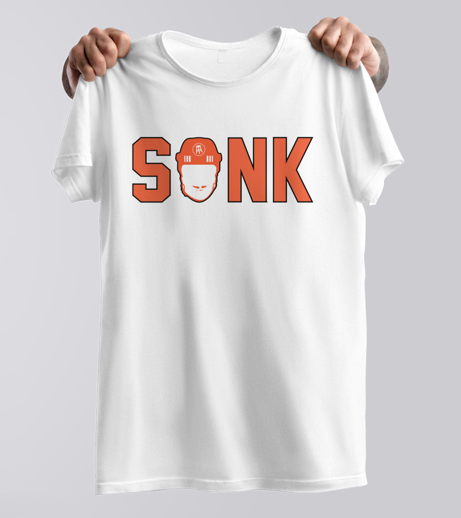 Spittin' Chiclets Sonk Phi Hockey Helmet T-Shirt
