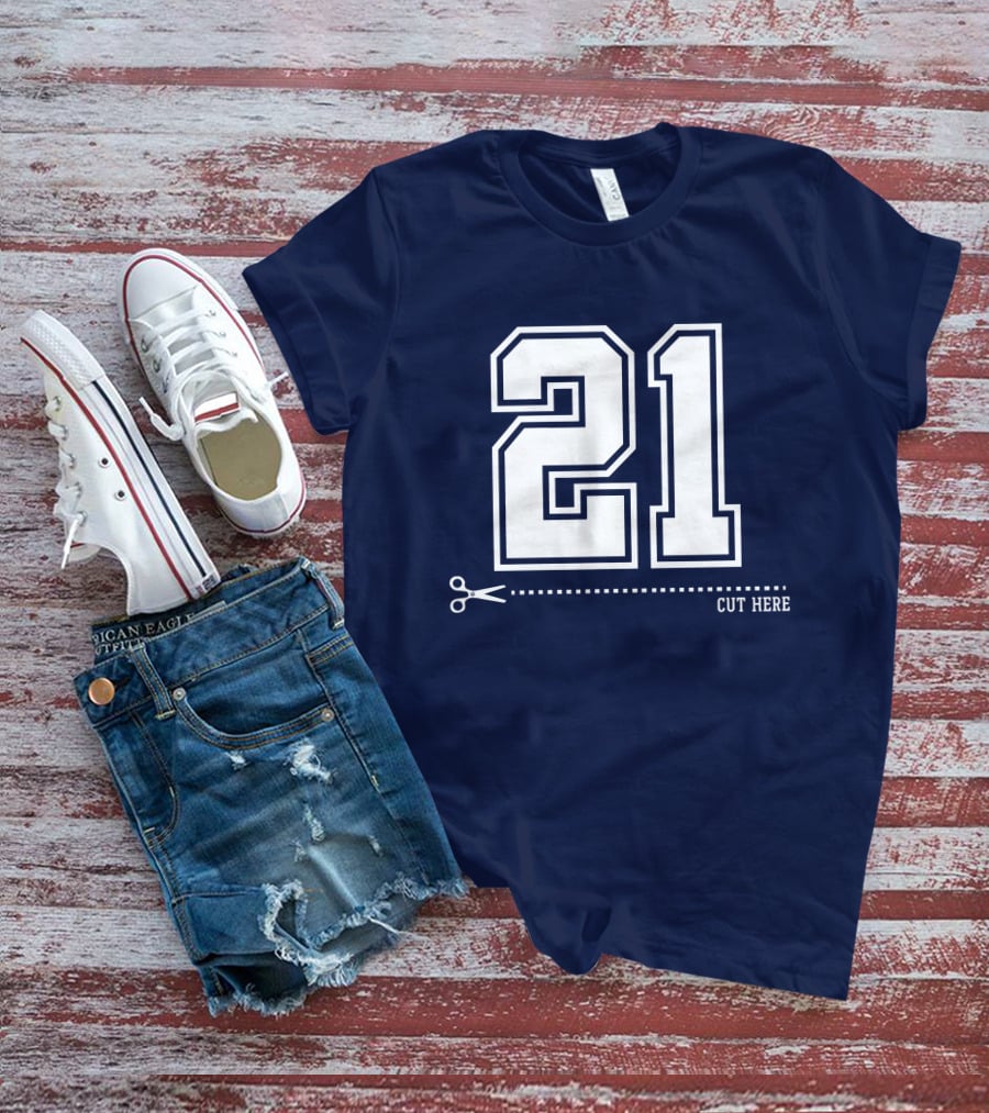 Cowboys Nation Twisted Gorilla 21 Cut Here T-Shirt