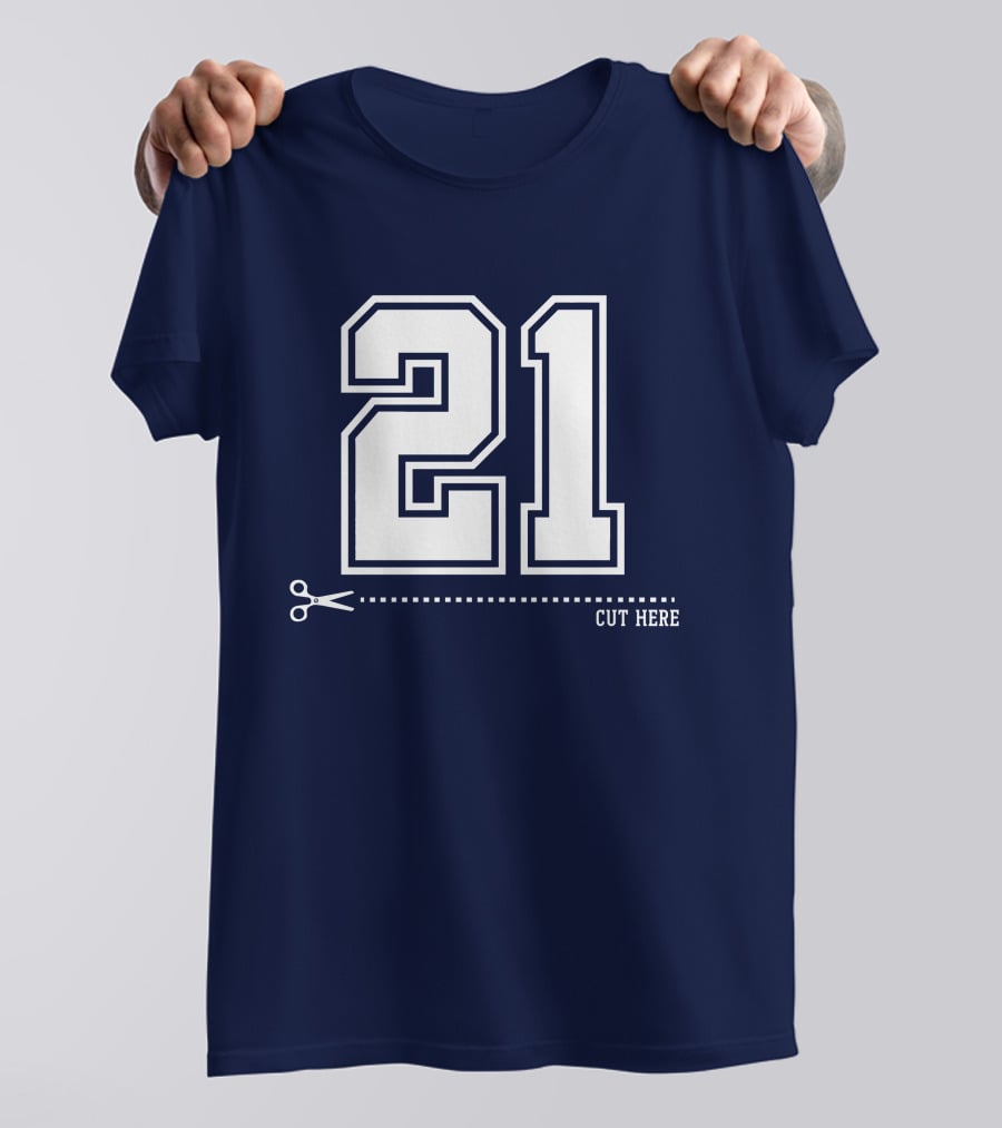Cowboys Nation Twisted Gorilla 21 Cut Here T-Shirt
