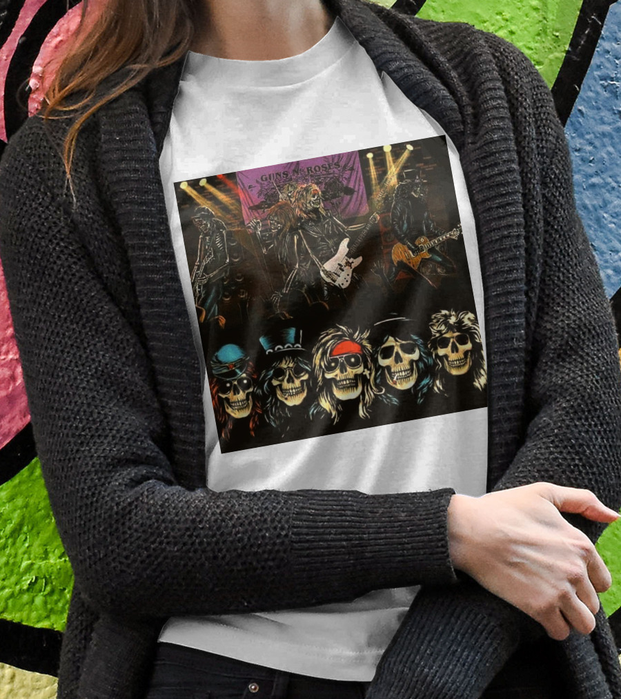 Guns N' Roses Live Skull Band T-Shirt