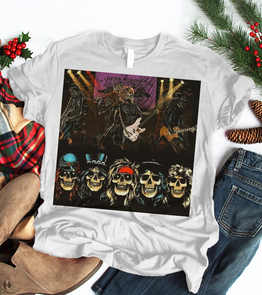 Guns N' Roses Live Skull Band T-Shirt
