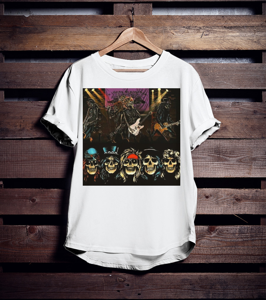 Guns N' Roses Live Skull Band T-Shirt