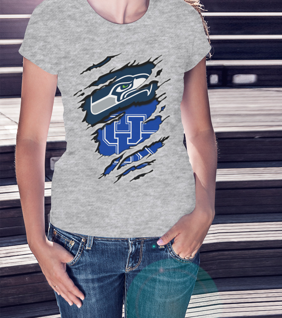 Seahawks UK Logo Fusion T-Shirt
