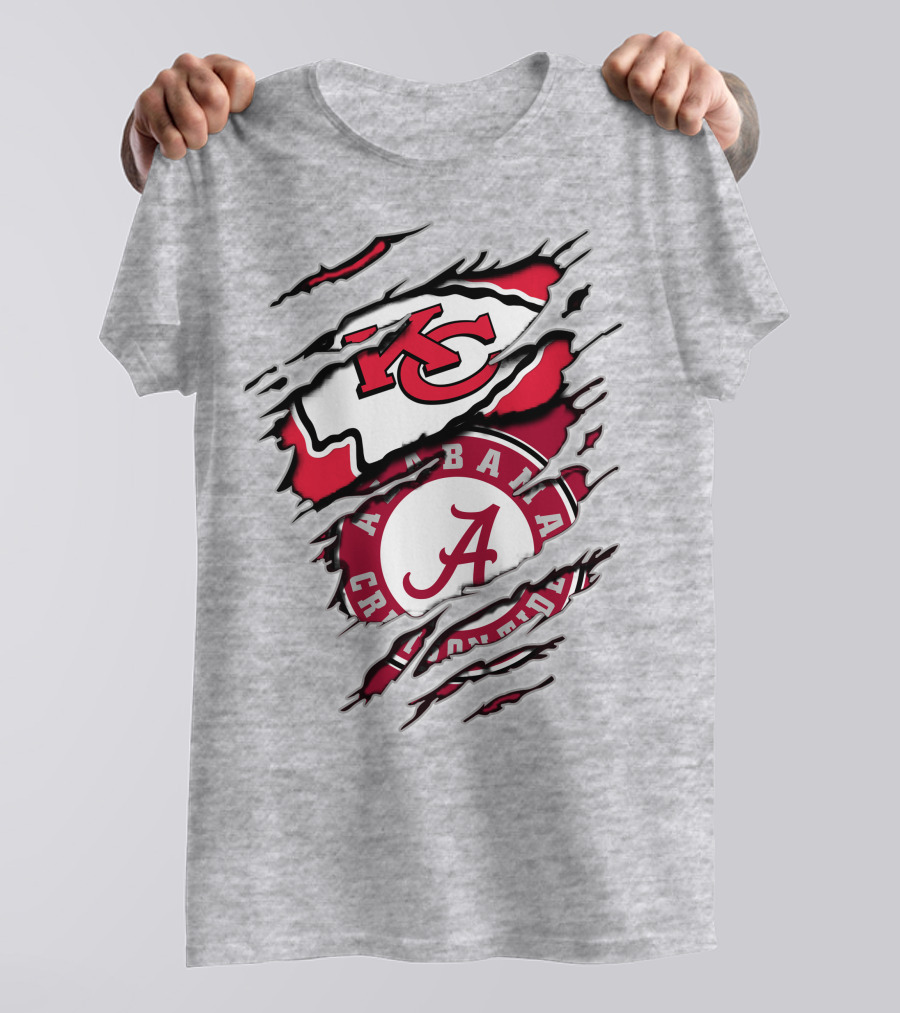 Kansas City Chiefs Alabama Crimson Tide T-Shirt