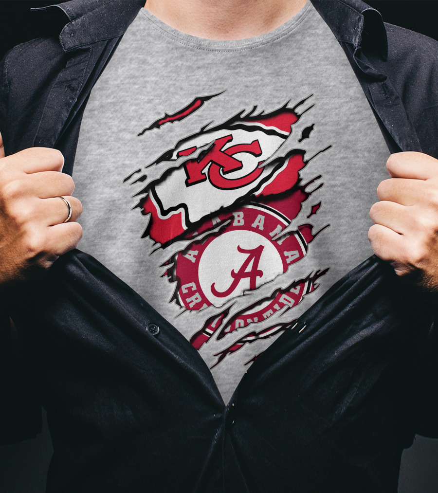Kansas City Chiefs Alabama Crimson Tide T-Shirt