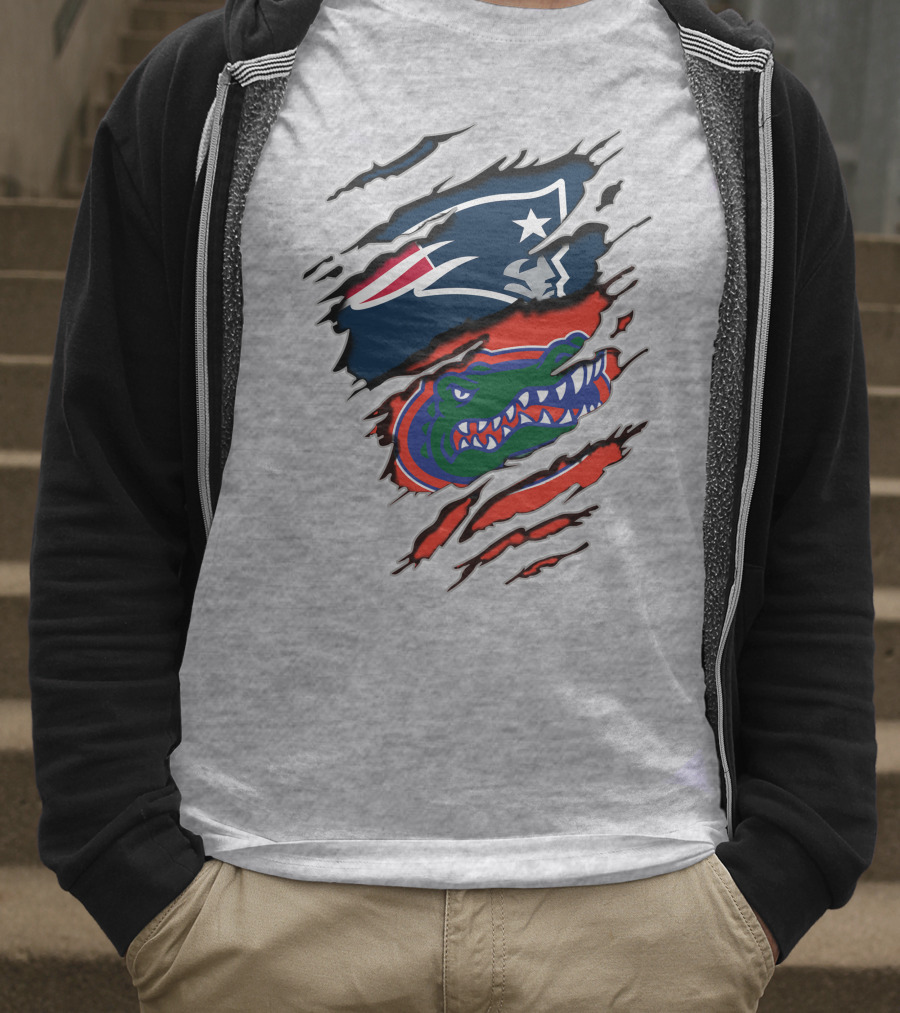 Patriots Gators Claw Marks T-Shirt
