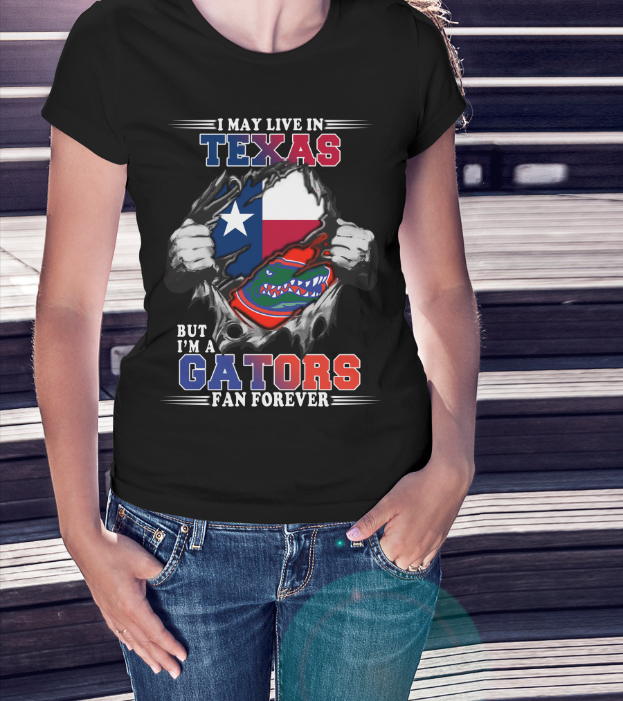 Texas Gators Fan Forever State Pride Combo T-Shirt