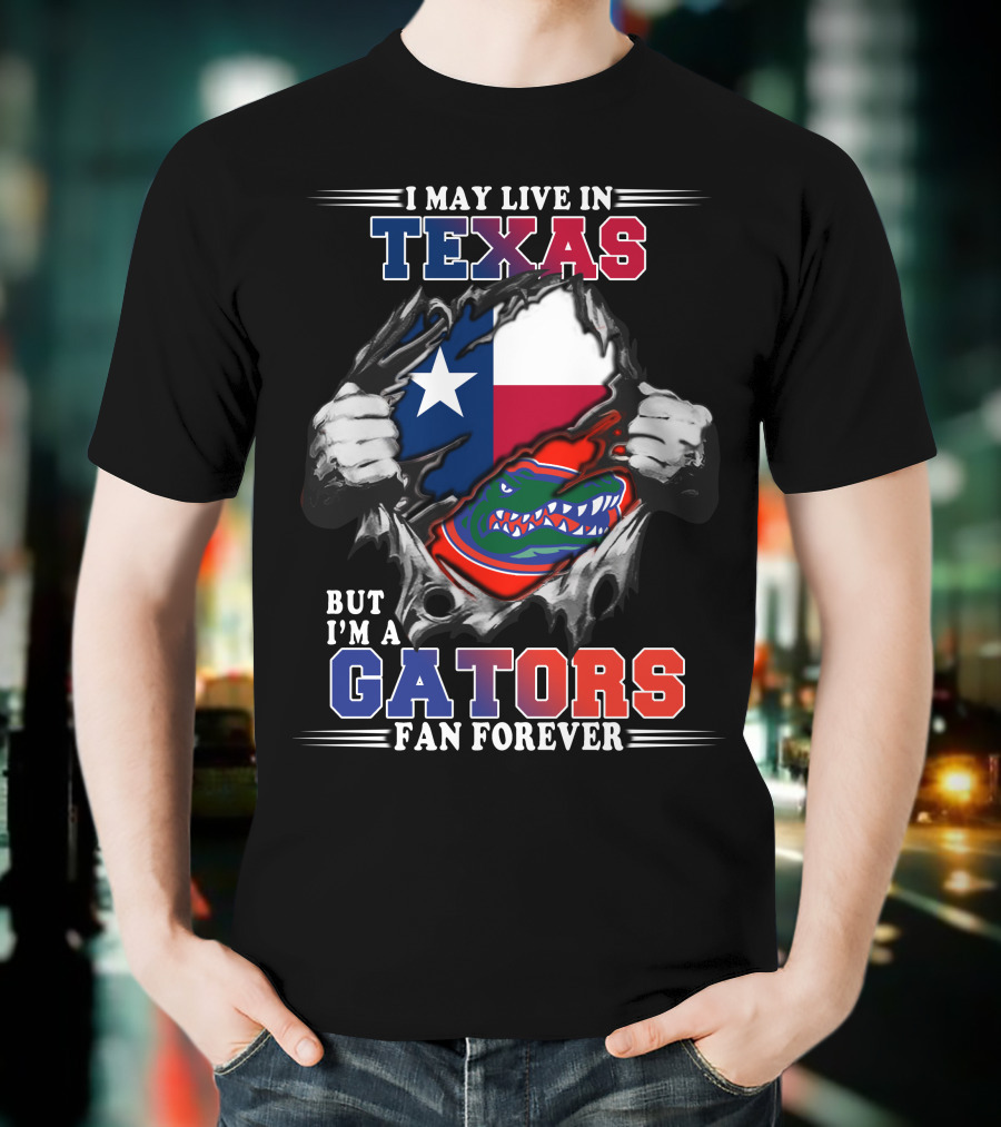 Texas Gators Fan Forever State Pride Combo T-Shirt