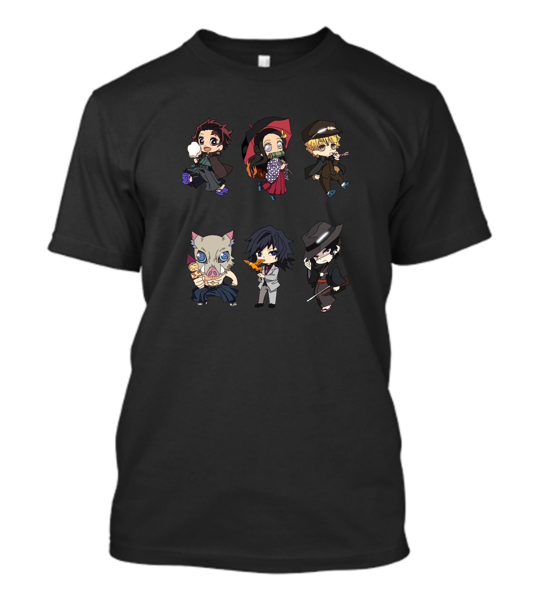 Chibi Demon Slayer Characters Collection T-Shirt