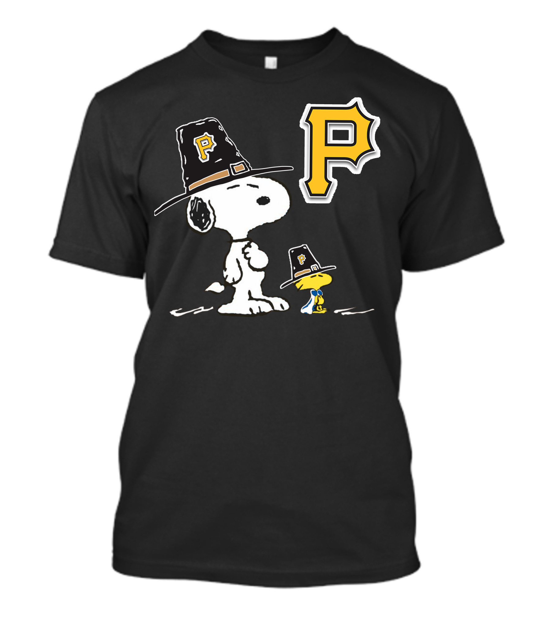 Snoopy Pittsburgh Pirates Thanksgiving Hat Peanuts T-Shirt