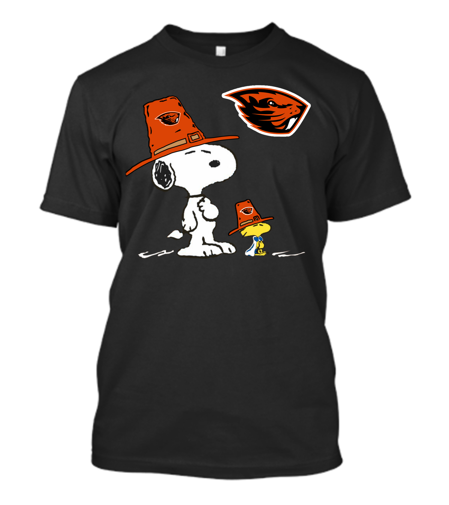 Oregon State Beavers Snoopy Woodstock T-Shirt