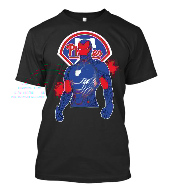 Iron Man Phillies Philadelphia Collaboration T-Shirt