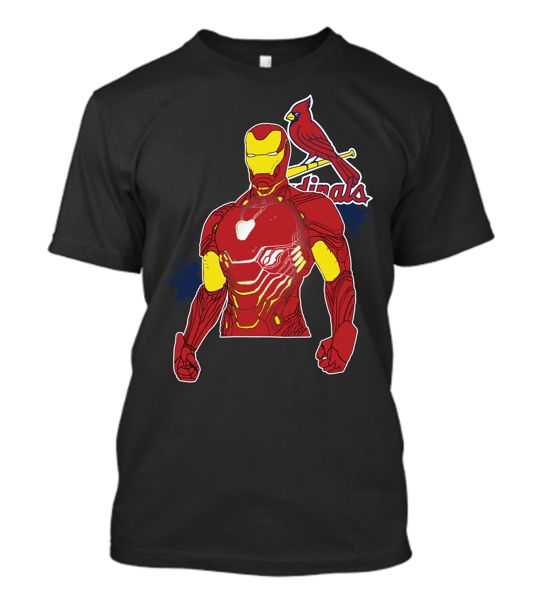 Iron Man St Louis Cardinals Crossover T-Shirt