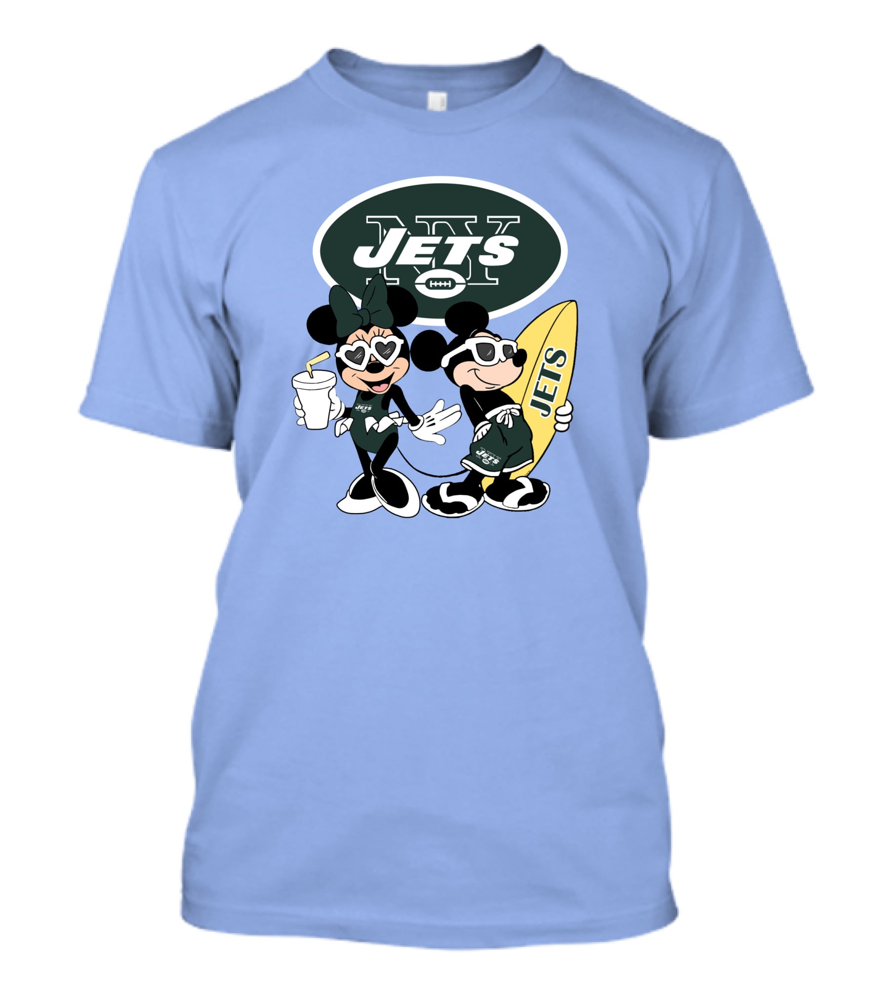 Jets Mickey Surfing Vacation Adventure T-Shirt