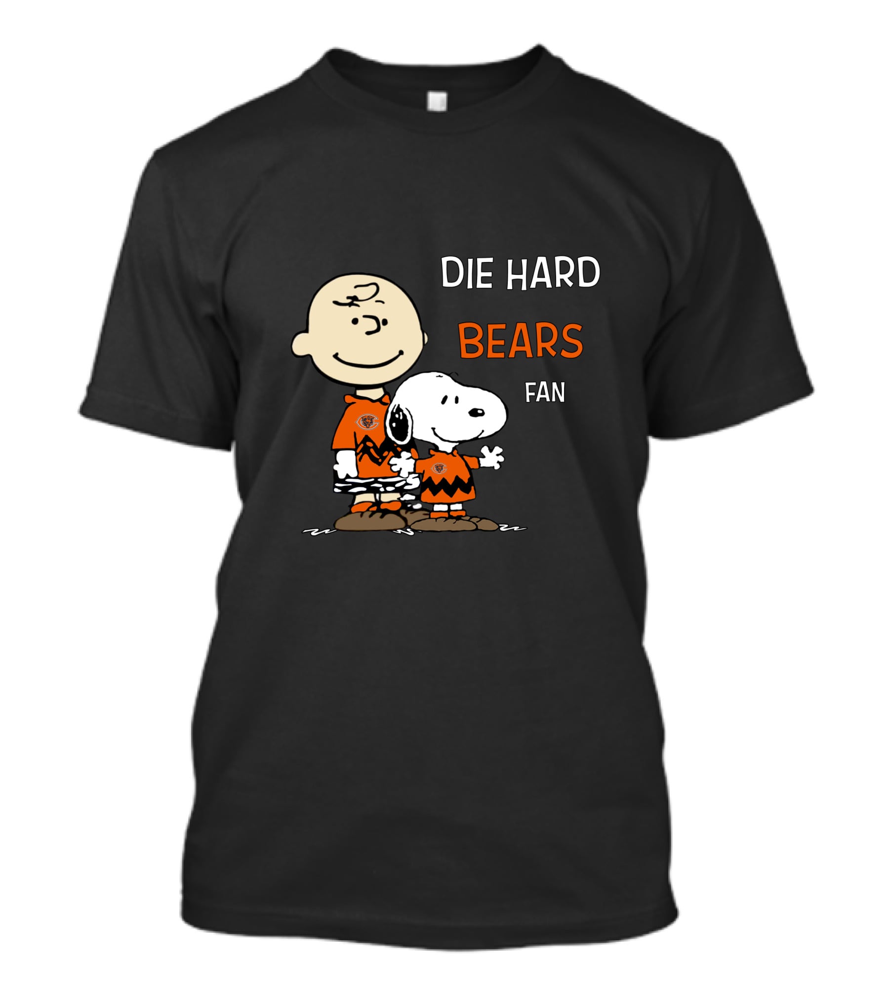 Die Hard Bears Fan Snoopy And Charlie Brown T-Shirt