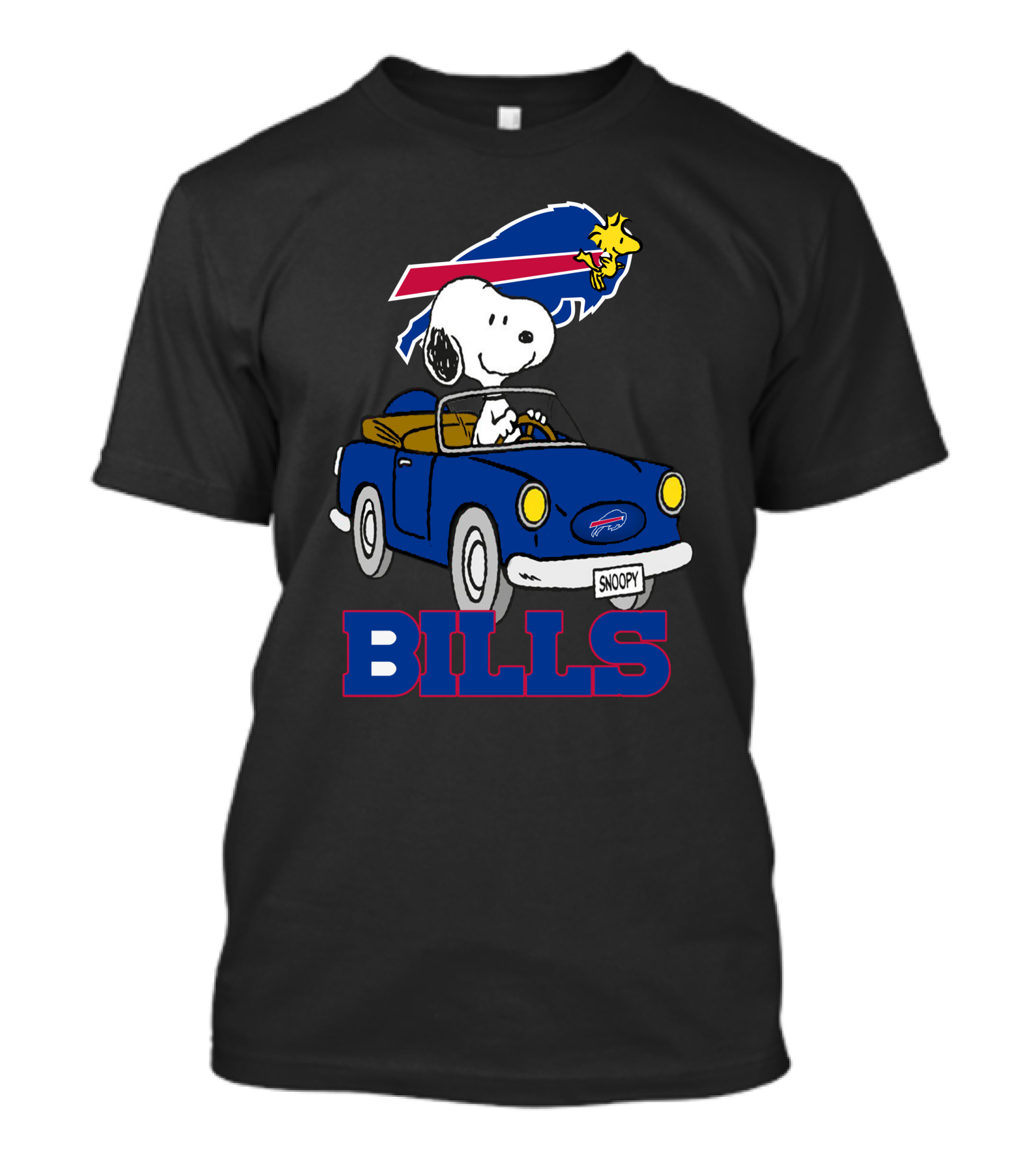 Buffalo Bills Snoopy Woodstocks Long Ride T-Shirt