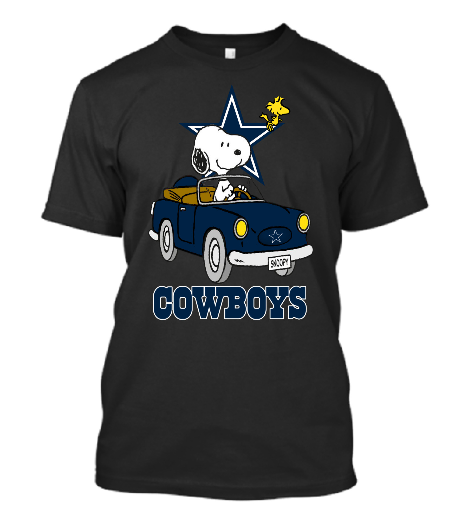 Cowboys Snoopy Woodstock Star Ride T-Shirt