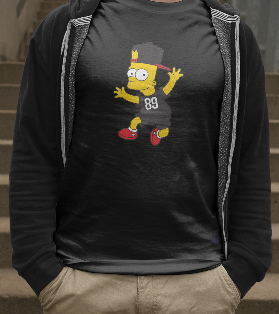Bart Simpson Hip Hop Style T-Shirt
