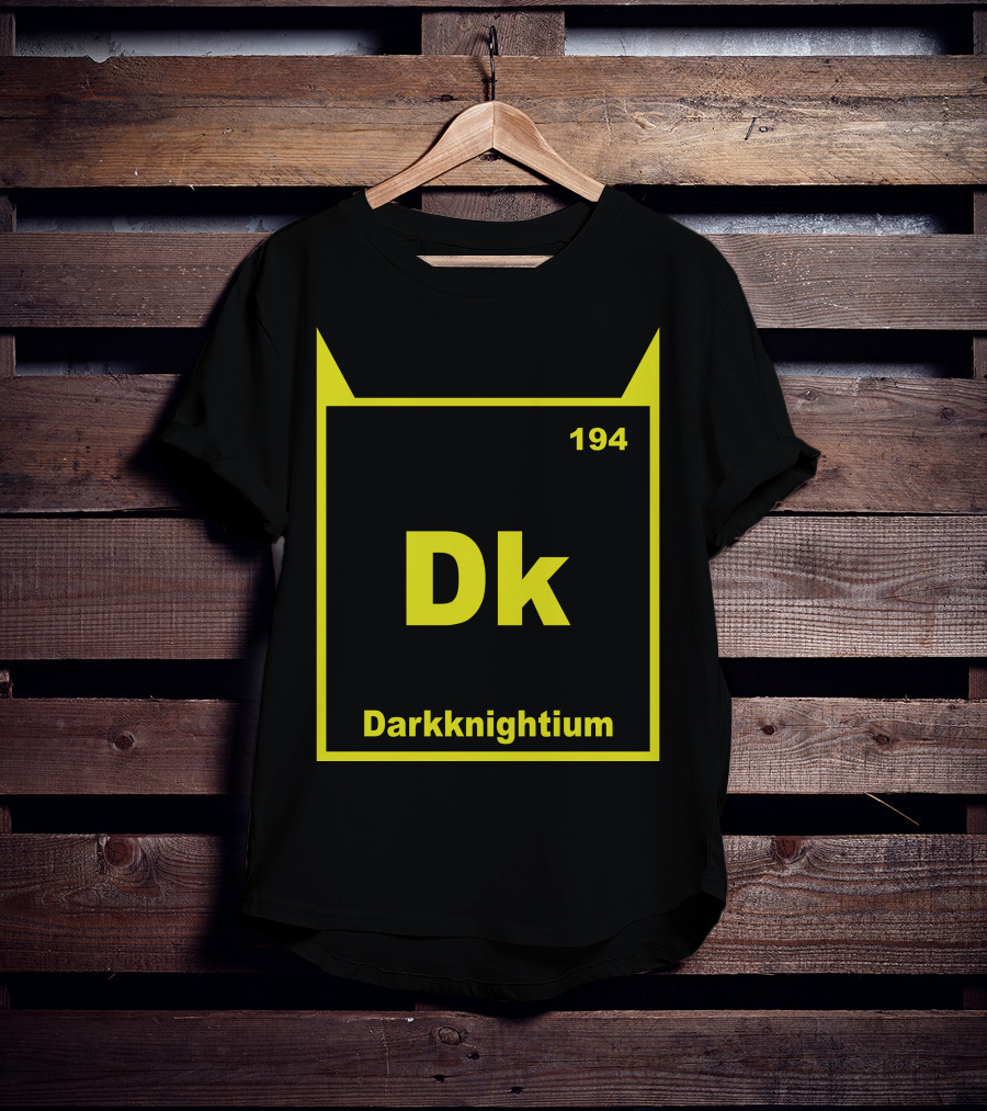 Darkknightium Dk 194 Element Batman Periodic Table T-Shirt
