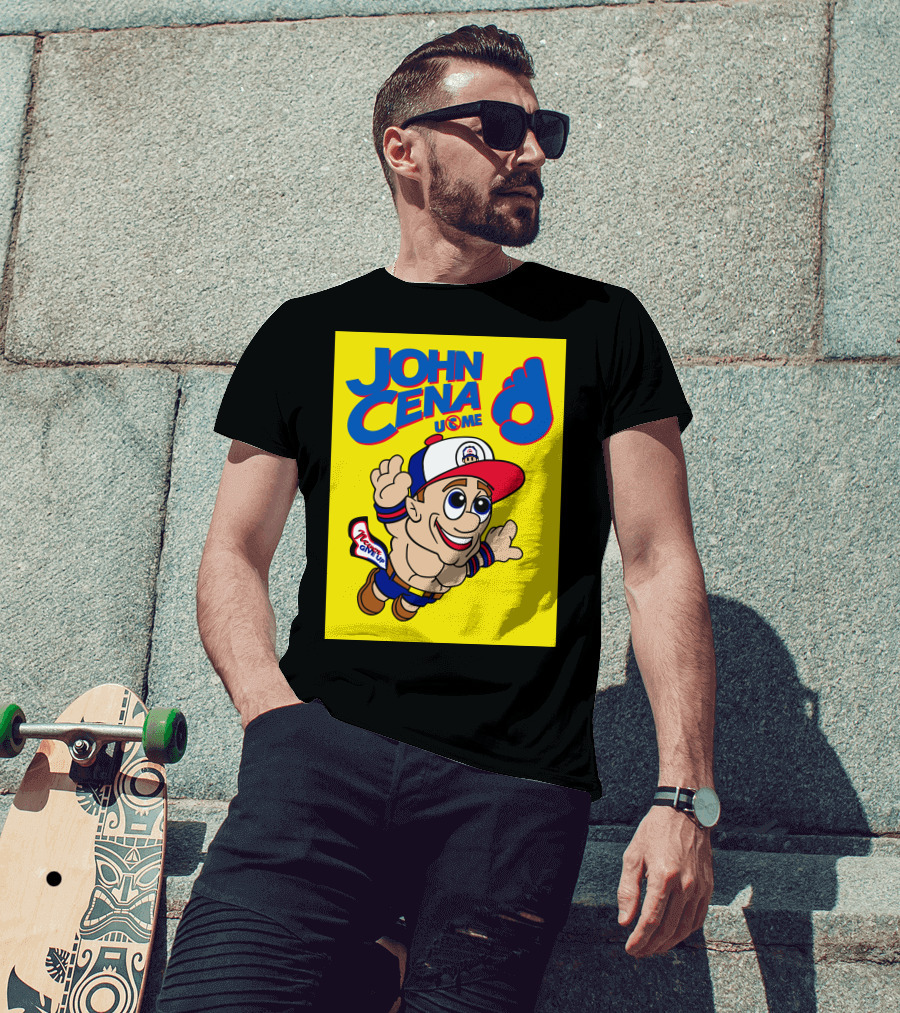 JOHN CENA NEVER GIVE UP U C ME Mario T-Shirt