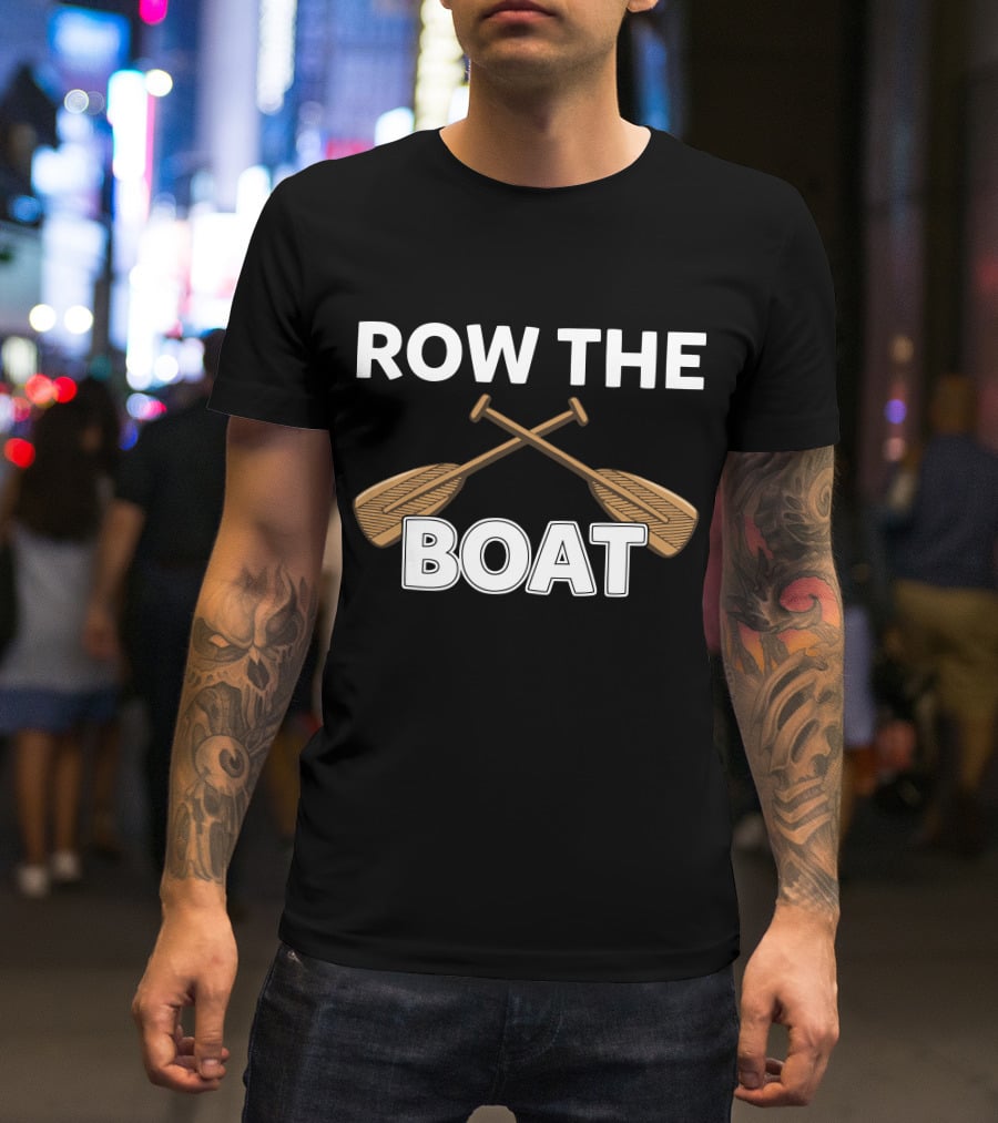 Row The Boat Oars Crossing Western Michigan Football T-Shirt