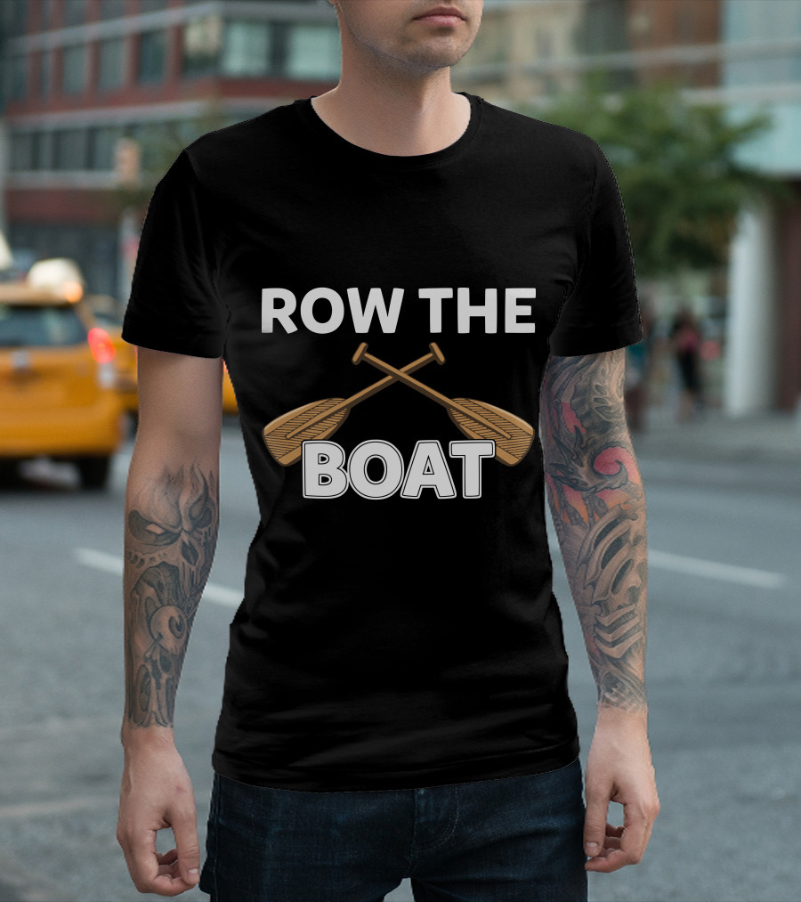 Row The Boat Oars Crossing Western Michigan Football T-Shirt
