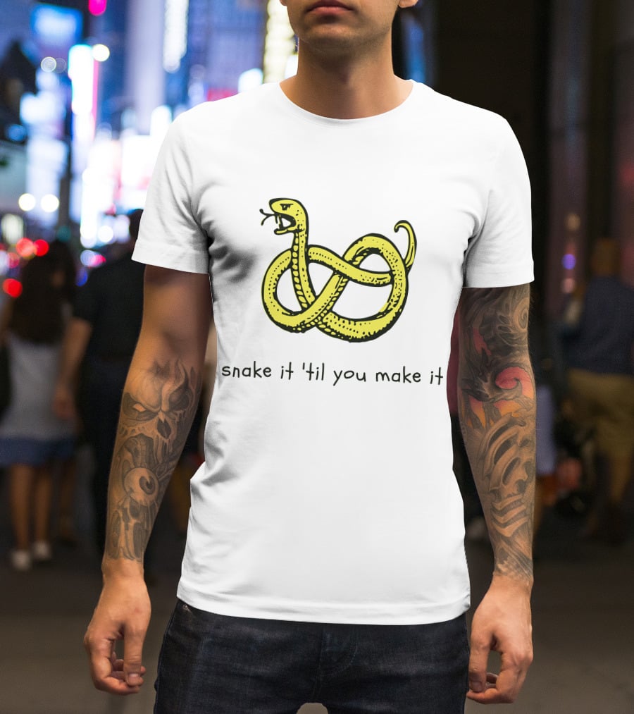 Snake It 'Til You Make It Knotted Serpent Twist T-Shirt