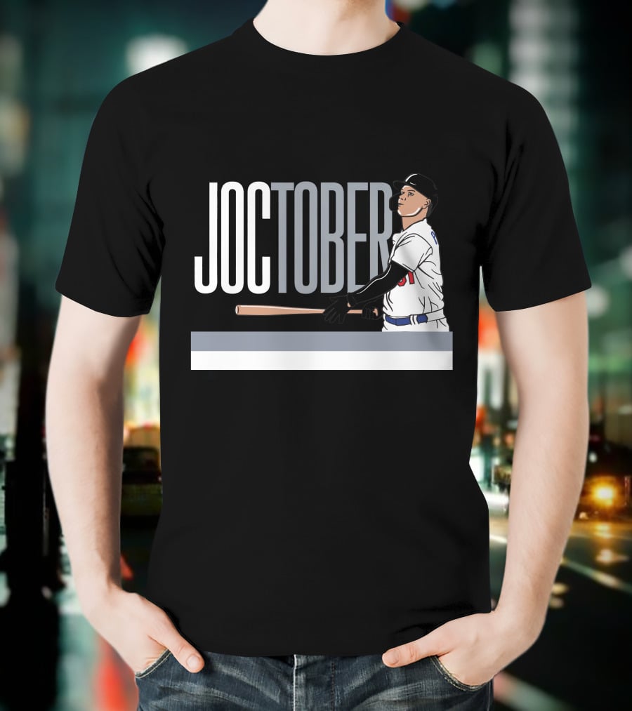 Joctober Baseball Player Batting Iconic Moment T-Shirt