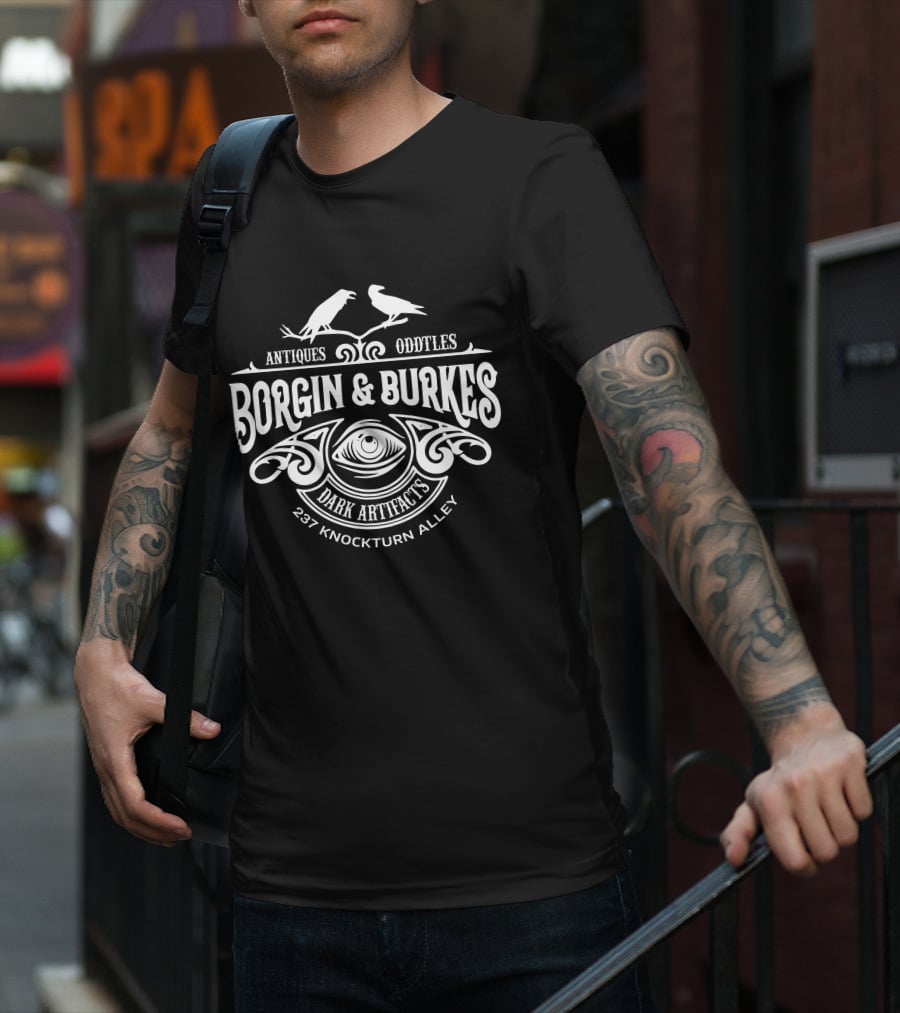 Borgin And Burkes Antiques Oddities Dark Artifacts 237 Knockturn Alley T-Shirt
