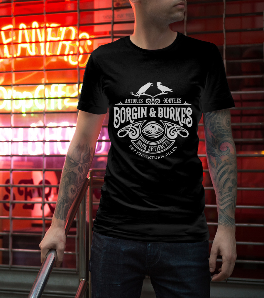 Borgin And Burkes Antiques Oddities Dark Artifacts 237 Knockturn Alley T-Shirt