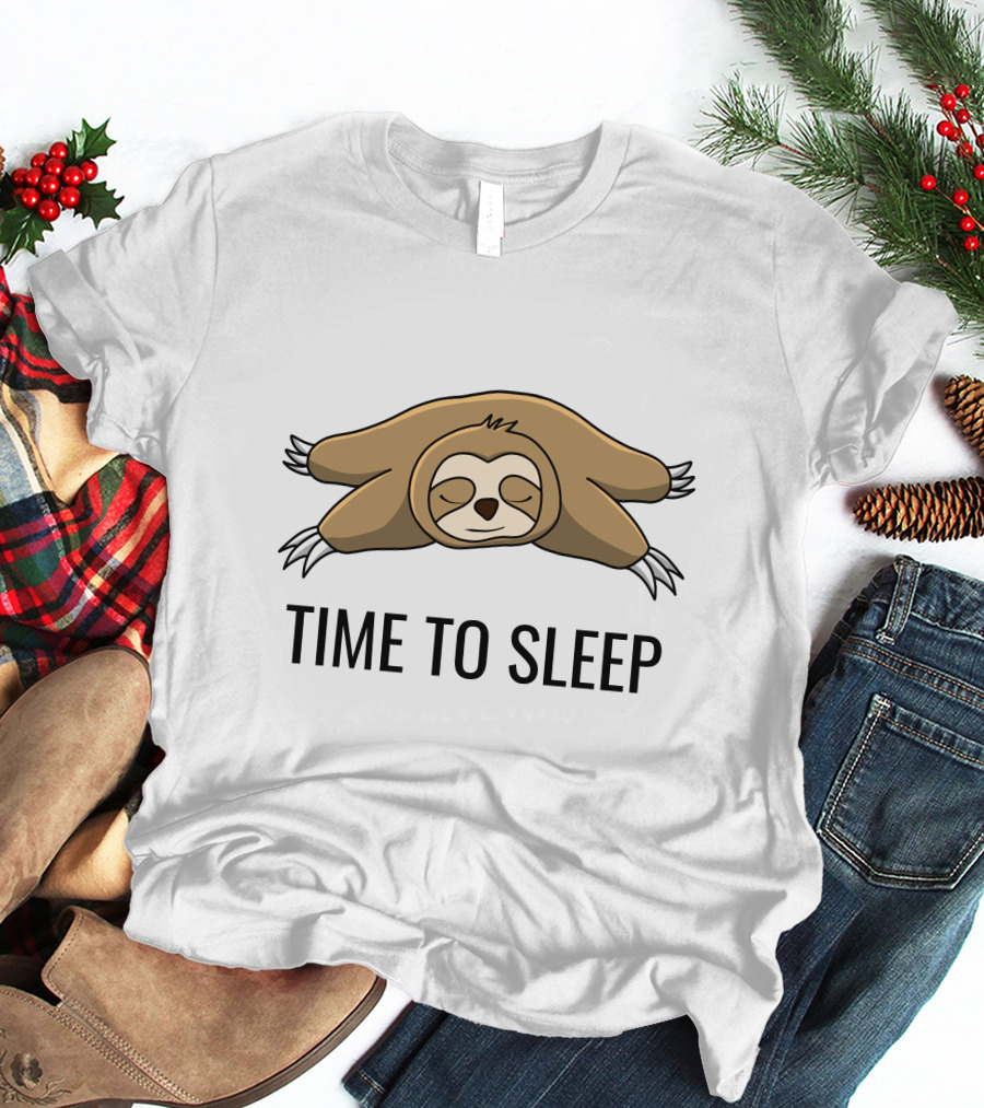 Sleepy Sloth Nap Time Bliss T-Shirt
