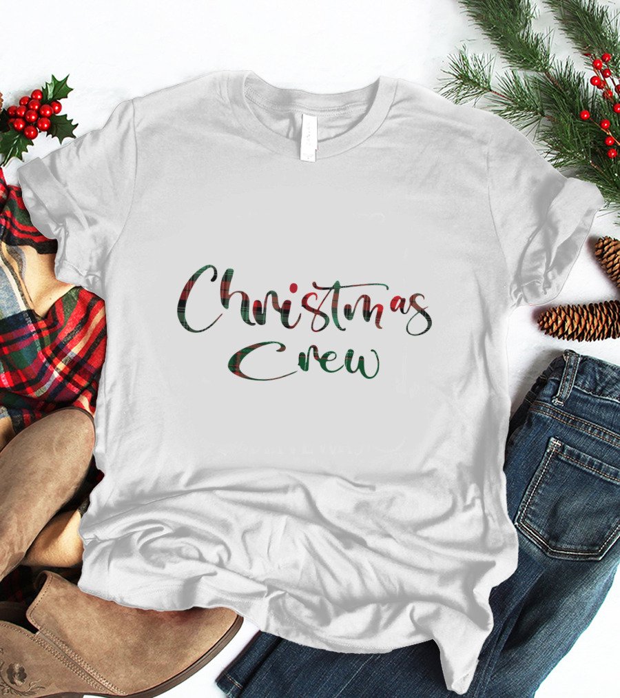 Christmas Crew Plaid T-Shirt