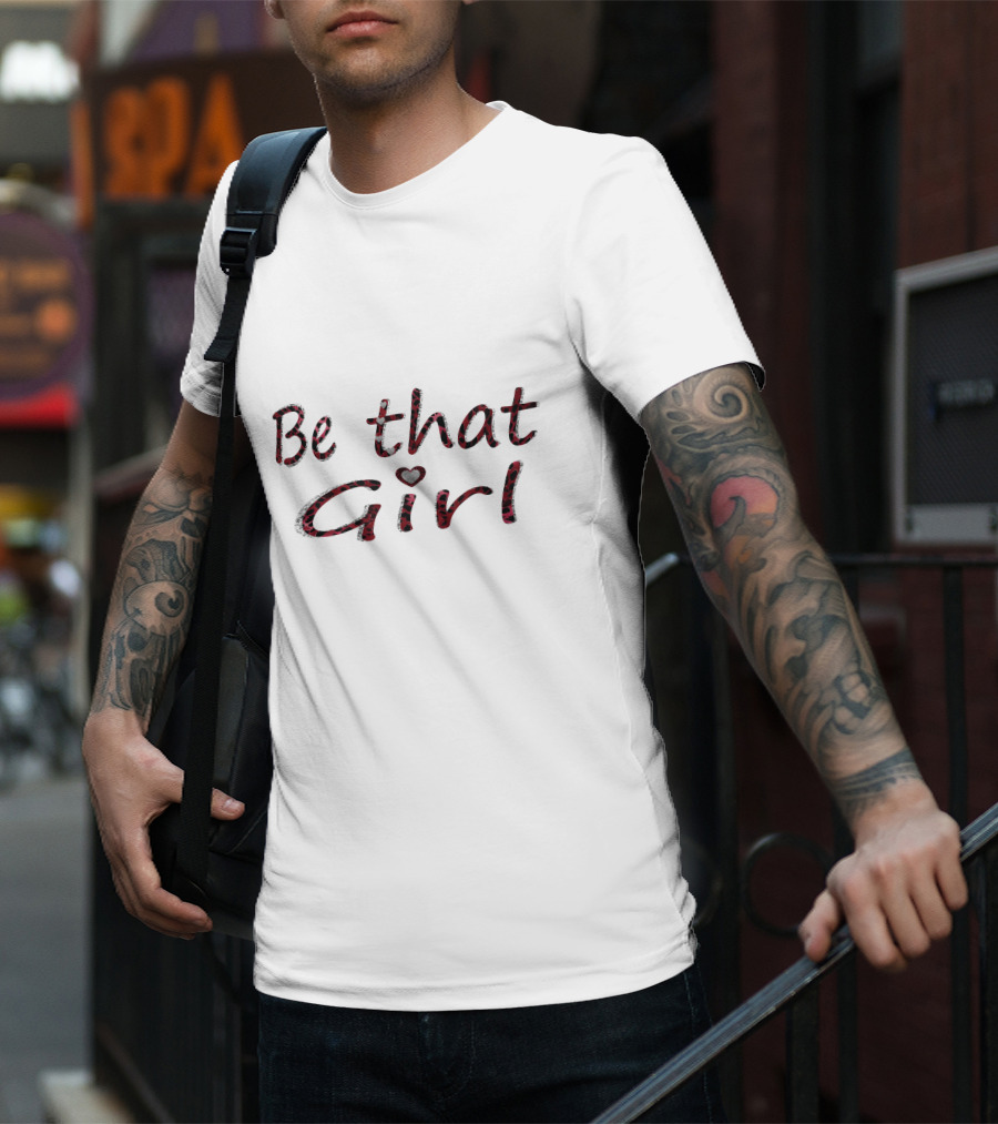 Be That Girl Heart Pink Leopard T-Shirt