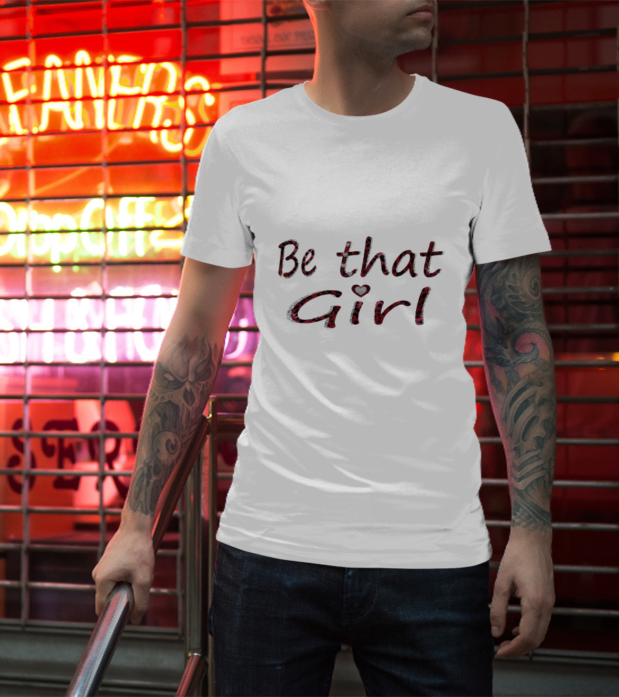 Be That Girl Heart Pink Leopard T-Shirt