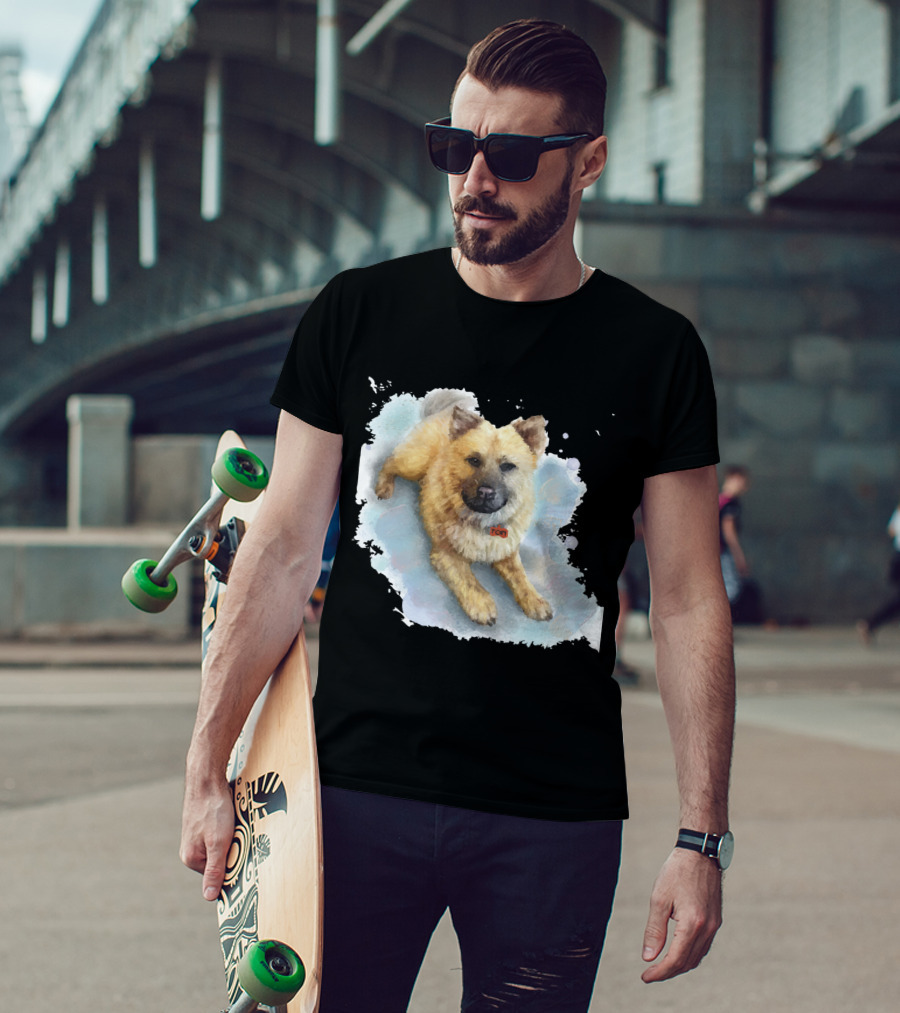 Watercolor Puppy Zen T-Shirt