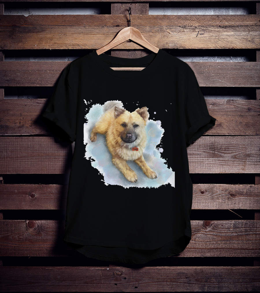 Watercolor Puppy Zen T-Shirt