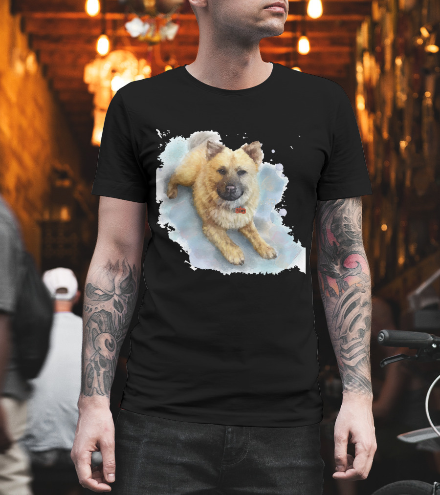 Watercolor Puppy Zen T-Shirt