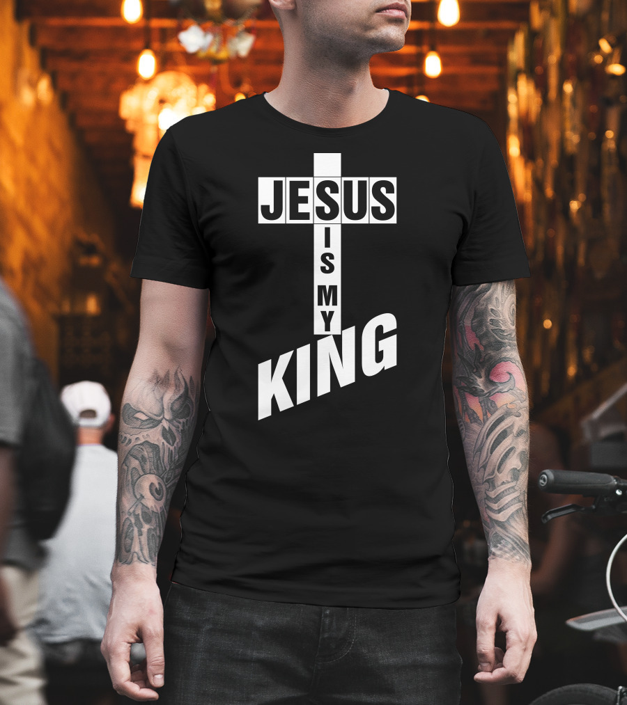 Jesus Is My King Cross T-Shirt