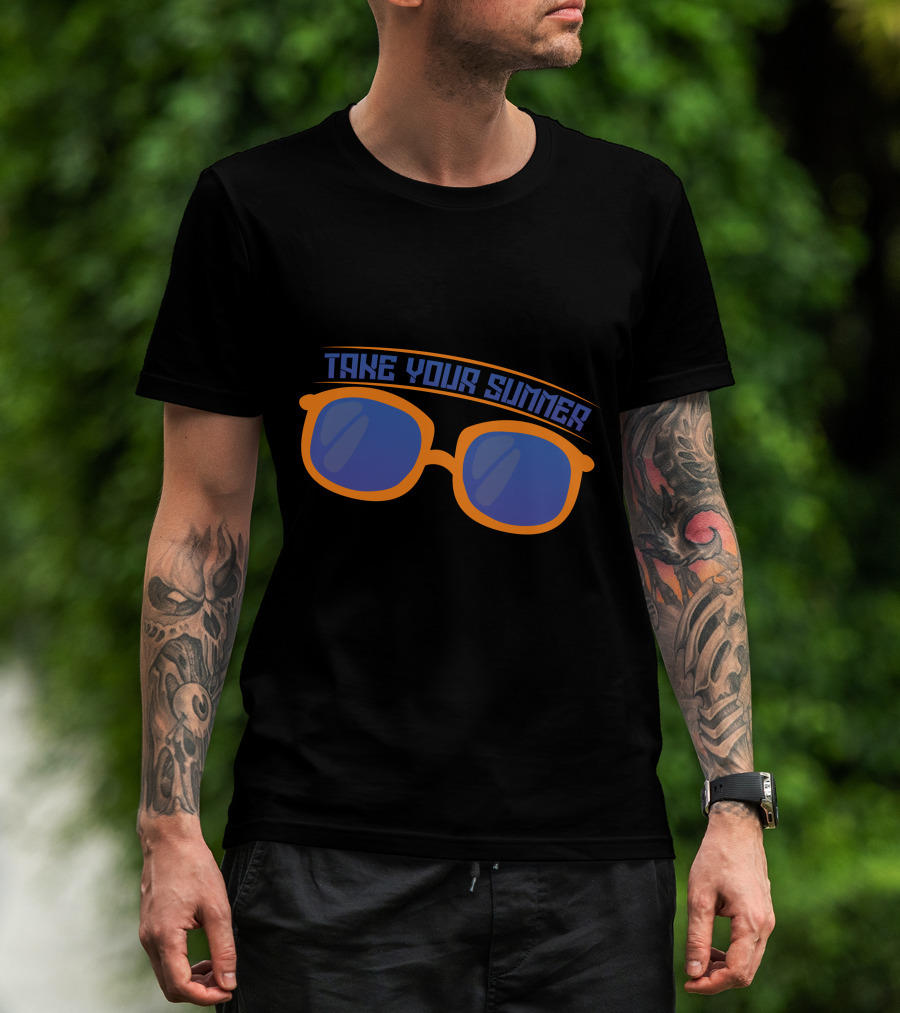 Take Your Summer Sunglasses Retro Vibes T-Shirt