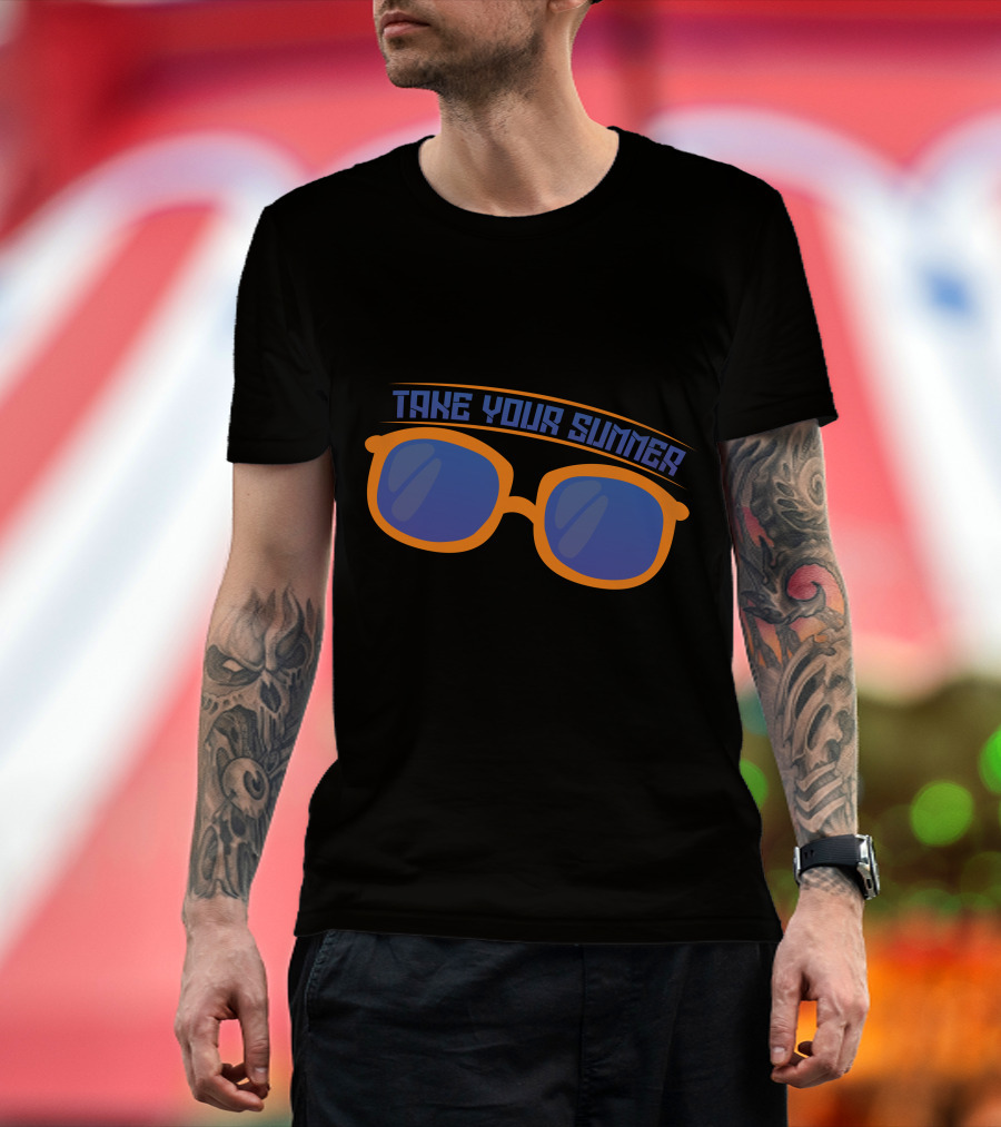 Take Your Summer Sunglasses Retro Vibes T-Shirt