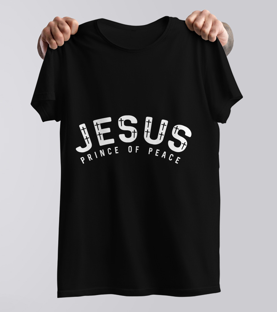 Jesus Prince Of Peace Cross T-Shirt