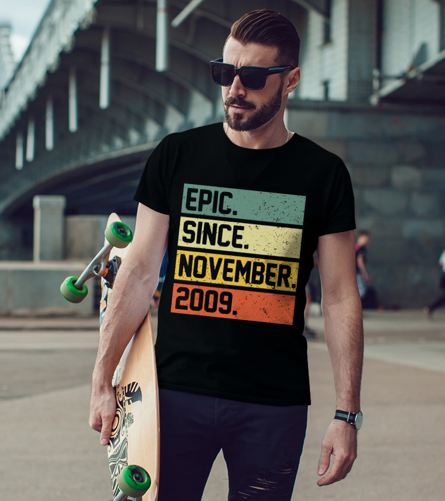 Epic Since November 2009 Retro T-Shirt