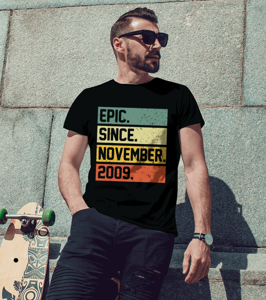 Epic Since November 2009 Retro T-Shirt