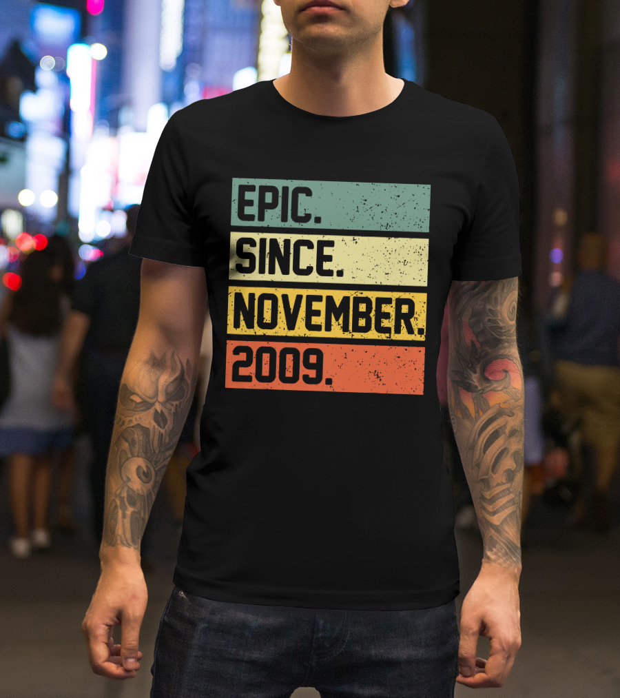 Epic Since November 2009 Retro T-Shirt