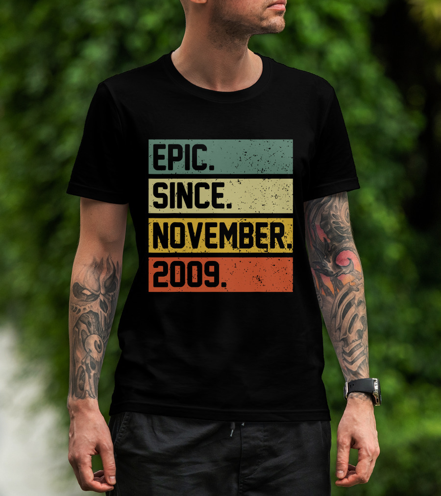 Epic Since November 2009 Retro T-Shirt