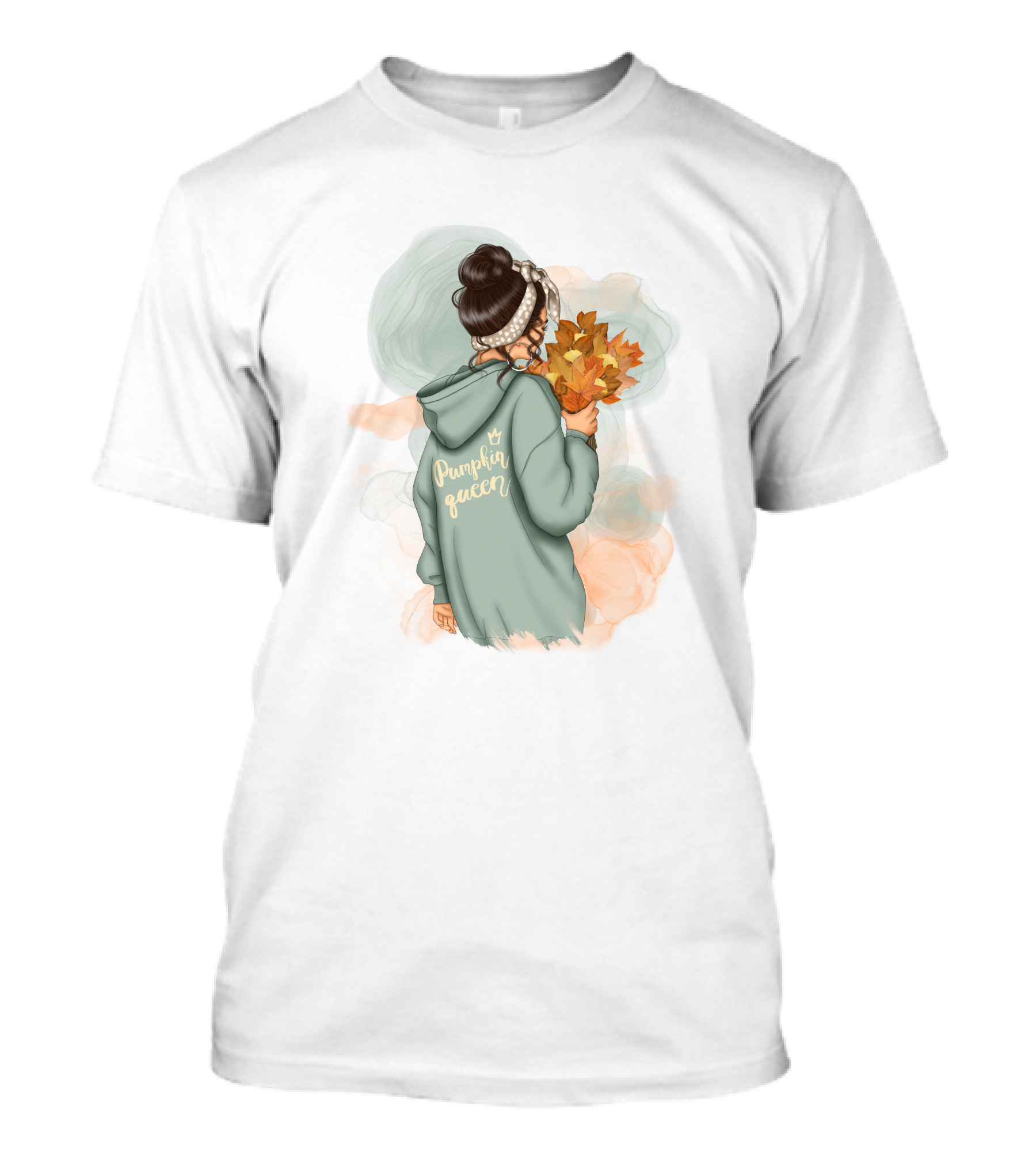 Pumpkin Queen Cozy Fall Aesthetic T-Shirt